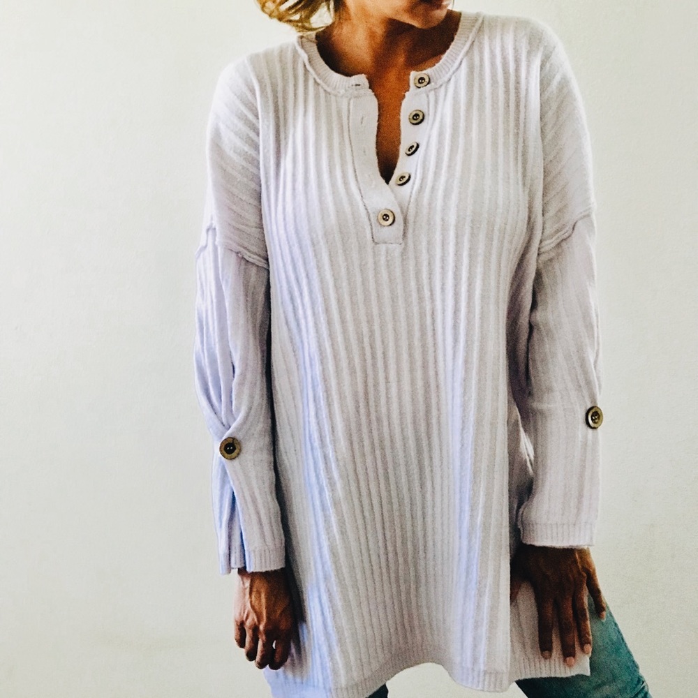 NWT Free People Around the Clock Tunic sweater
